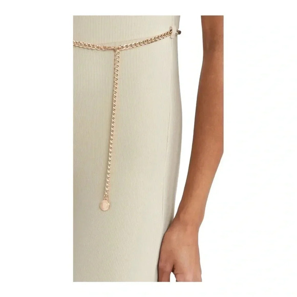 1356. REVOLVE WE WORE WHAT SCOOP JUMPSUIT RIBBED COMES WITH METAL BELT MEDIUM - Picture 4 of 12